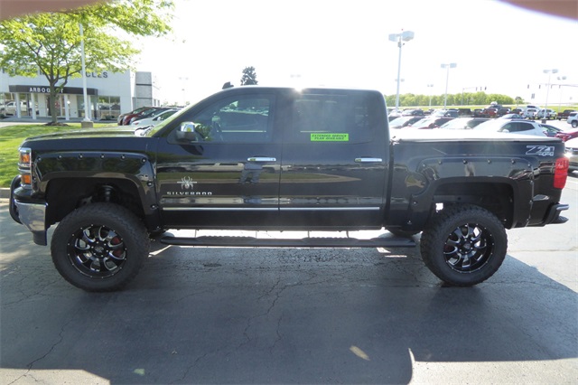 Pre-Owned 2014 Chevrolet Silverado 1500 LTZ Black Widow Lifted Truck 4D ...