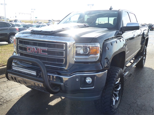 Pre-Owned 2015 GMC Sierra 1500 SLT Black Widow Lifted Truck 4D Crew Cab ...