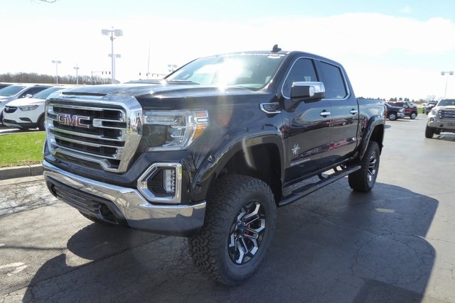 New 2019 GMC Sierra 1500 SLT Black Widow Lifted Truck 4D Crew Cab in ...